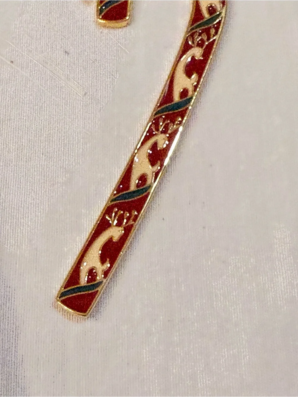 Wallace Christmas Cookie Ornament Candy Cane Pendant Lot of 6 Vintage
